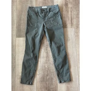 Madewell Olive Green Khakis Straight Leg Size 27